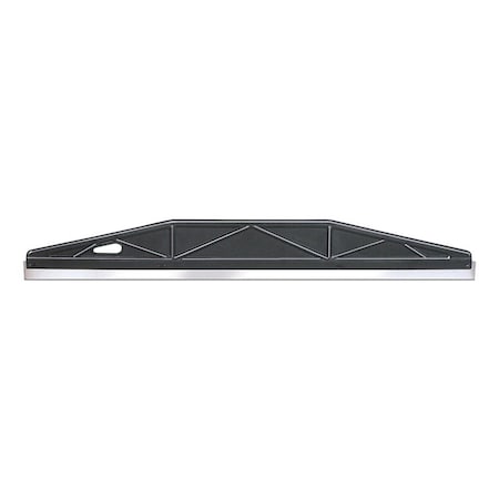 Allway Allway 0.31 in. W X 24 in. L Black Plastic/Steel Paint Shield PS1